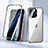 Handyhülle Hülle Luxus Aluminium Metall Rahmen Spiegel 360 Grad Ganzkörper Tasche LK1 für Apple iPhone 13 Pro Max