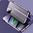 Handyhülle Hülle Luxus Aluminium Metall Rahmen Spiegel 360 Grad Ganzkörper Tasche LK3 für Apple iPhone 14 Plus Violett