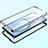 Handyhülle Hülle Luxus Aluminium Metall Rahmen Spiegel 360 Grad Ganzkörper Tasche M02 für Realme X50m 5G