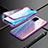 Handyhülle Hülle Luxus Aluminium Metall Rahmen Spiegel 360 Grad Ganzkörper Tasche M02 für Vivo V20 Pro 5G Violett