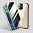 Handyhülle Hülle Luxus Aluminium Metall Rahmen Spiegel 360 Grad Ganzkörper Tasche M06 für Apple iPhone 13 Pro Max
