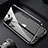 Handyhülle Hülle Luxus Aluminium Metall Rahmen Spiegel 360 Grad Ganzkörper Tasche M09 für Apple iPhone 13 Pro Max