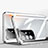 Handyhülle Hülle Luxus Aluminium Metall Rahmen Spiegel 360 Grad Ganzkörper Tasche P01 für Oppo A95 5G