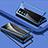Handyhülle Hülle Luxus Aluminium Metall Rahmen Spiegel 360 Grad Ganzkörper Tasche P01 für Vivo X70 Pro 5G