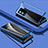 Handyhülle Hülle Luxus Aluminium Metall Rahmen Spiegel 360 Grad Ganzkörper Tasche P03 für Vivo V25 Pro 5G