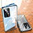 Handyhülle Hülle Luxus Aluminium Metall Rahmen Spiegel 360 Grad Ganzkörper Tasche P03 für Xiaomi Mi 12T Pro 5G