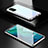 Handyhülle Hülle Luxus Aluminium Metall Rahmen Spiegel 360 Grad Ganzkörper Tasche T01 für Huawei Honor V30 5G Silber