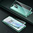Handyhülle Hülle Luxus Aluminium Metall Rahmen Spiegel 360 Grad Ganzkörper Tasche T01 für OnePlus 8