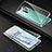 Handyhülle Hülle Luxus Aluminium Metall Rahmen Spiegel 360 Grad Ganzkörper Tasche T01 für OnePlus 8