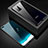Handyhülle Hülle Luxus Aluminium Metall Rahmen Spiegel 360 Grad Ganzkörper Tasche T02 für Huawei Honor V30 5G Schwarz