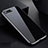 Handyhülle Hülle Luxus Aluminium Metall Rahmen Spiegel 360 Grad Tasche für Apple iPhone 7 Plus Silber