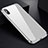 Handyhülle Hülle Luxus Aluminium Metall Rahmen Spiegel 360 Grad Tasche für Apple iPhone Xs Weiß