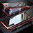 Handyhülle Hülle Luxus Aluminium Metall Rahmen Spiegel 360 Grad Tasche für Samsung Galaxy Note 10 5G Rot
