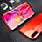 Handyhülle Hülle Luxus Aluminium Metall Rahmen Spiegel 360 Grad Tasche T01 für Huawei P30 Lite New Edition Rot