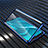 Handyhülle Hülle Luxus Aluminium Metall Rahmen Spiegel 360 Grad Tasche T04 für Oppo K1 Blau