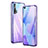 Handyhülle Hülle Luxus Aluminium Metall Rahmen Spiegel 360 Grad Tasche Z01 für Huawei Nova 6 5G Violett