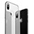 Handyhülle Hülle Luxus Aluminium Metall Rahmen Spiegel Tasche für Apple iPhone X