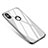 Handyhülle Hülle Luxus Aluminium Metall Rahmen Spiegel Tasche für Apple iPhone X Weiß