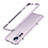 Handyhülle Hülle Luxus Aluminium Metall Rahmen Tasche A01 für Xiaomi Mi 12 5G Helles Lila