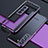 Handyhülle Hülle Luxus Aluminium Metall Rahmen Tasche A02 für Samsung Galaxy S22 5G Violett