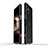Handyhülle Hülle Luxus Aluminium Metall Rahmen Tasche für Sony Xperia 5 V Silber und Schwarz
