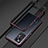 Handyhülle Hülle Luxus Aluminium Metall Rahmen Tasche für Xiaomi Mi 12 5G Rot und Schwarz