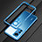 Handyhülle Hülle Luxus Aluminium Metall Rahmen Tasche für Xiaomi Mi 12T 5G Blau