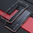 Handyhülle Hülle Luxus Aluminium Metall Rahmen Tasche für Xiaomi Poco F3 GT 5G Rot und Schwarz