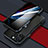 Handyhülle Hülle Luxus Aluminium Metall Rahmen Tasche LF1 für Apple iPhone 14 Pro Schwarz