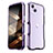 Handyhülle Hülle Luxus Aluminium Metall Rahmen Tasche LF3 für Apple iPhone 15 Plus Violett