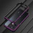 Handyhülle Hülle Luxus Aluminium Metall Rahmen Tasche S01 für Oppo Reno9 Pro 5G Violett
