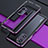 Handyhülle Hülle Luxus Aluminium Metall Rahmen Tasche S01 für Xiaomi Mi 11X Pro 5G Violett