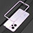 Handyhülle Hülle Luxus Aluminium Metall Rahmen Tasche S01 für Xiaomi Redmi Note 12 Explorer Helles Lila