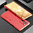 Handyhülle Hülle Luxus Aluminium Metall Tasche 360 Grad Ganzkörper für Oppo Reno6 Pro 5G India Gold und Rot