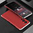 Handyhülle Hülle Luxus Aluminium Metall Tasche 360 Grad Ganzkörper für Vivo V25 Pro 5G Silber und Rot
