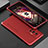 Handyhülle Hülle Luxus Aluminium Metall Tasche 360 Grad Ganzkörper für Vivo X70 Pro 5G Rot