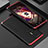 Handyhülle Hülle Luxus Aluminium Metall Tasche 360 Grad Ganzkörper für Vivo X70 Pro 5G Rot und Schwarz