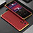 Handyhülle Hülle Luxus Aluminium Metall Tasche 360 Grad Ganzkörper für Xiaomi Mi 11i 5G (2022) Gold und Rot