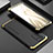 Handyhülle Hülle Luxus Aluminium Metall Tasche 360 Grad Ganzkörper für Xiaomi Mi 11i 5G Gold und Schwarz