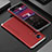 Handyhülle Hülle Luxus Aluminium Metall Tasche 360 Grad Ganzkörper für Xiaomi Mi 12 5G Silber und Rot