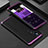 Handyhülle Hülle Luxus Aluminium Metall Tasche 360 Grad Ganzkörper für Xiaomi Mi 12S 5G Violett