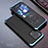 Handyhülle Hülle Luxus Aluminium Metall Tasche 360 Grad Ganzkörper für Xiaomi Mi 13 5G Blau und Schwarz