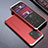 Handyhülle Hülle Luxus Aluminium Metall Tasche 360 Grad Ganzkörper für Xiaomi Mi 13 5G Silber und Rot