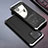 Handyhülle Hülle Luxus Aluminium Metall Tasche 360 Grad Ganzkörper für Xiaomi Mi 13 5G Silber und Schwarz