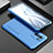 Handyhülle Hülle Luxus Aluminium Metall Tasche 360 Grad Ganzkörper für Xiaomi Poco F3 5G Blau