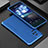 Handyhülle Hülle Luxus Aluminium Metall Tasche 360 Grad Ganzkörper für Xiaomi Poco F4 5G Blau