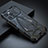 Handyhülle Hülle Luxus Aluminium Metall Tasche 360 Grad Ganzkörper LF1 für Apple iPhone 14 Pro