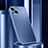 Handyhülle Hülle Luxus Aluminium Metall Tasche 360 Grad Ganzkörper M01 für Apple iPhone 15 Blau