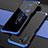Handyhülle Hülle Luxus Aluminium Metall Tasche 360 Grad Ganzkörper P01 für Xiaomi Mi 11X Pro 5G Blau und Schwarz