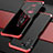 Handyhülle Hülle Luxus Aluminium Metall Tasche 360 Grad Ganzkörper P01 für Xiaomi Mi 11X Pro 5G Rot und Schwarz